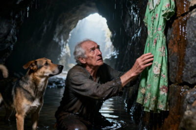 My kids say their mom was lost to the ocean years ago. But our old dog — her favorite — refuses to go near the waves. Instead, he runs to the same cliff every time and barks at the rocks. Today, I finally followed him…