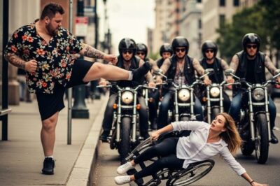 “Move, Cripple!” – Bullies Tripped a Disabled Girl at the Bus Stop, Then 99 Bikers Arrived
