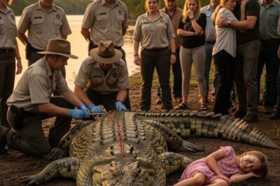 A Child Went Missing At The Lake Shore, Everyone Suspected That A Giant Crocodile Had Swallowed Her, But When They Cut Open The Crocodile’s Belly, They Were Shocked To See What Was Inside…