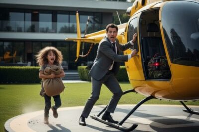 “DON’T GET IN THE HELICOPTER! THERE’S A BOMB THERE!” Black Girl Screams At Billionaire — The Truth Revealed…