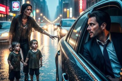 After A Passionate Night With A Poor Maid 10 Years Ago, The Billionaire Unexpectedly Met Her And Her Two Twin Children Begging In The Rain And The Ending