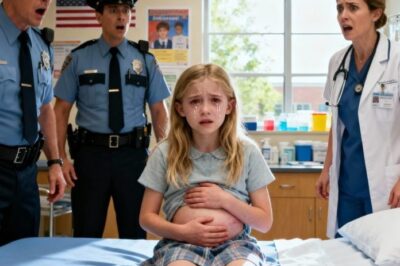 A little girl whispered to 911, “Something is kicking inside my stomach! I’m at school…” The police rushed to the scene and were speechless when they found this…