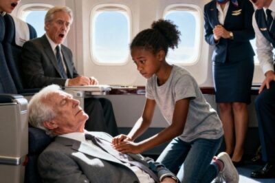 A poor 12-year-old black girl saved a millionaire from having a stroke on a plane… But what he whispered made her cry out loud…