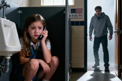 A little girl whispered to 911, “I’m hiding in the school bathroom! Someone is following me…” The police rushed to the scene and were shocked to uncover the terrifying truth…