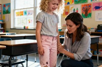 A little girl was in so much pain she could hardly walk — when the teacher looked at her pants, she panicked and called 911…