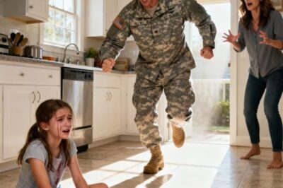 The little girl was forced by her stepmother to do housework until she bled and was completely exhausted. Her father, a soldier, came home unexpectedly, saw his daughter, and shouted…