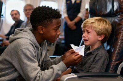 The billionaire’s child with ADHD wouldn’t stop crying on the plane — no one could handle it until a poor black boy came over and did this…