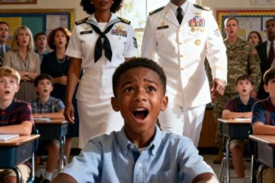 “My parents work at the Pentagon.” The words of the Black boy made his teacher and classmates mock and look down on him — but when his father arrived in military uniform, everyone went silent.