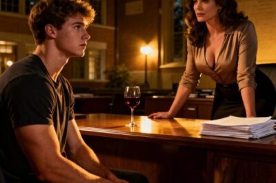 My professor gave me a failing grade… but later she called and said, “Meet me in my office tonight — we’ll talk about raising your score.”