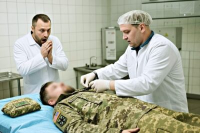 The dead soldier was brought to the morgue, and when the pathologist dissected him, he froze in shock, seeing THIS…