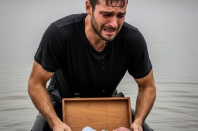 I watched in shock as a man hurled a wooden crate into the river and sped off. As I ran toward the sound, a faint noise reached my ears. My hands trembled. “Please… let it be empty,” I whispered, but when I pried it open, I couldn’t breathe.