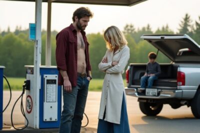 Single Dad Finds Crying Woman at Gas Station—Next Day…