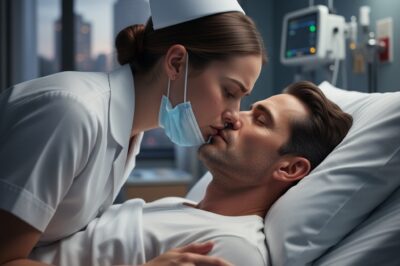 The nurse secretly kissed a handsome billionaire who was in a vegetative state because she thought he would never wake up — but unexpectedly, he pulled her into his arms…