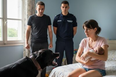 Every night, the house’s black dog would growl at the newborn, making the father suspicious. He immediately called the police—and from then on, they discovered the horrific truth under the bed.