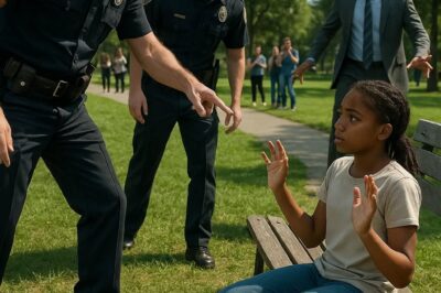 “Search her now!” 2 policemen shouted at the black girl until her father arrived, they had regrets…