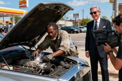 “If you can fix this car, it’ll be yours,” the billionaire mocked the homeless Black man — and the ending left him speechless…
