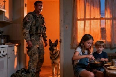 A soldier returned home and found his little daughter raising her younger brother all alone — their dog had become their protector, while his second wife had long vanished with her lover…