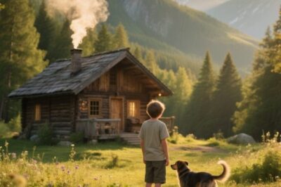 Abandoned by His Mother with Just $20, an 11-Year-Old Boy and His Torn-Eared Dog Turned a Rotting Cabin into a Mountain Paradise