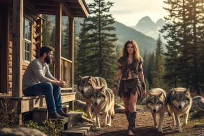 Mountain Man Moved Into Abandoned Cabin With His Dog—Then Discovered a GIRL Who Grew Up WITH WOLVES
