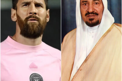 “The whole world has turned its back on you, but Saudi Arabia will always welcome and honor you,” declared Sheikh Khalid bin Sultan Al Saud, the Saudi oil magnate, as he announced an exclusive contract with Lionel Messi. He revealed that he would pay M10 one billion USD in cash and another 500 million USD for his matches in Saudi Arabia, along with the construction of a massive 80,000-seat stadium named Lionel Messi. The Argentine star, visibly emotional, responded with a choked voice that brought the entire hall to silence, while Sheikh Khalid himself couldn’t hold back his tears.