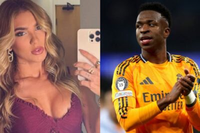 Vinicius Junior is eyeing a “team-up” with the sizzling female TV host.