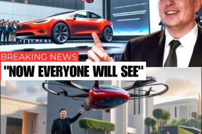 “If you think this is the final design, you haven’t seen the second engine yet.” Elon Musk’s Flying Tesla 2025 isn’t just a car—it hides a secret feature that could rewrite transportation forever