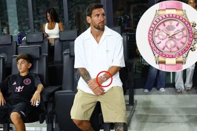 😎⌚Lionel Messi was spotted wearing a ‘$2 million’ watch on the sidelines of Inter Miami’s stadium… and there are only 10 of them in the world! GOAT in style!