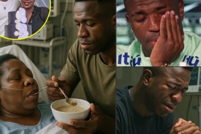 30 MINUTES AGO! VINÍCIUS Júnior IS IN COMPLETE DEPRESSION AS DOCTORS CONFIRM HIS MOTHER IS… A huge shock has just hit the football world. Vinícius Júnior, the star of Real Madrid, could not hold back his tears when the doctor officially announced the death of his mother. Her passing has left a hole not only in Vinícius’ heart but also in the hearts of millions of people who loved him around the world. Full story below