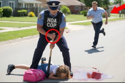 It started like any other weekend — until a man pretending to be an HOA “cop” crossed a line no parent could ever forgive. He struck my 8-year-old daughter in the head with a bat… and had no idea who her father really was.