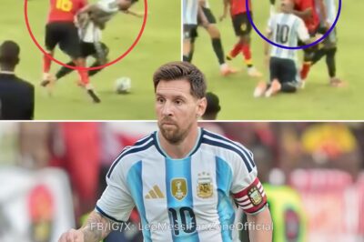 🚨 During yesterday’s match, Leo Messi was fouled by an Angola player — but what followed showed the true spirit of the game! 😮