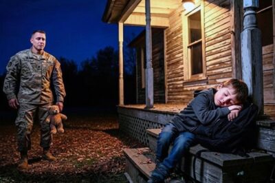 A Soldier Came Home To Find His Son Shivering Asleep On The Cold Porch… The Truth Left Him In Tears…
