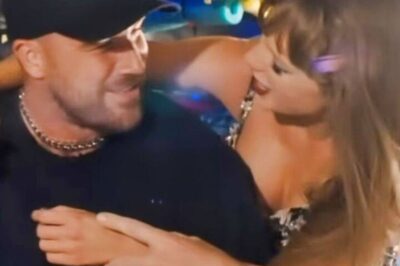 New Behind-The-Scenes Footage Reveals The Exact Moment When Travis Kelce & Taylor Swift Realized They Have The ‘Same Job’ [VIDEO]