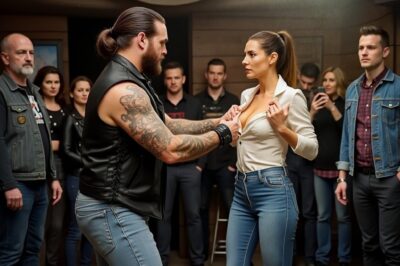 Biker Ripped the Waitress’s Shirt — What He Saw Froze the Whole Bar