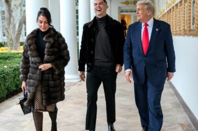 Cristiano Ronaldo’s fiancée turned heads in a USD 100,000-plus outfit during her meeting with Donald Trump.