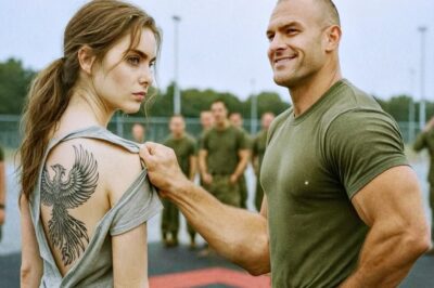 They mocked her at the training facility—until the commander went pale from the ink on her shoulder blade…