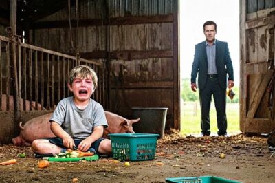 A wealthy man visited his ex-wife to see their 8-year-old son… and was stunned by his appearance….