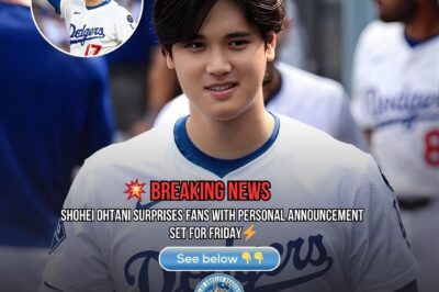 💥 BREAKING NEWS: Shohei Ohtani surprises fans with personal announcement set for Friday⚡ lt