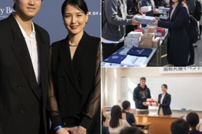 BREAKING NEWS: Shohei Ohtani and His Wife Secretly Sponsor Scholarships for 50 Underprivileged Students in Japan — Hidden Identities Exposed After School’s Official Announcement 😱🇯🇵🎓