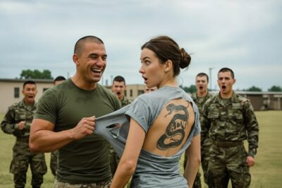 They ridiculed her in boot camp—until the commander was stunned by her back tattoo.