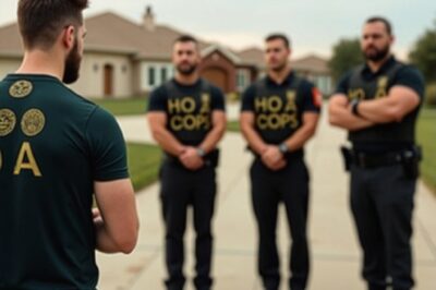 Fake HOA Cops Slaps My Wife – navy seal husband showed how to behave