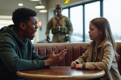 Marine noticed a girl’s strange hand gesture at a rest stop. But when he approached the car…