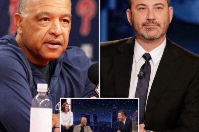The Night Took a SHOCKING Turn — Jimmy Kimmel’s Big Return Explodes Into Chaos When Dave Roberts Arrives Fresh Off the Dodgers’ World Series Win 😱🔥📺