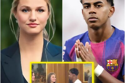 LAMINE YAMAL SURPRISED HAVING DINNER WITH PRINCESS LEONOR! Incredible! Princess Leonor and footballer Lamine Yamal have been seen dining together in a restaurant in Madrid, unleashing a scandal that has shaken Spain. News has leaked in recent hours revealing a secret relationship between the future queen and the FC Barcelona star that has been hidden for months, with reports suggesting the two have… 👇