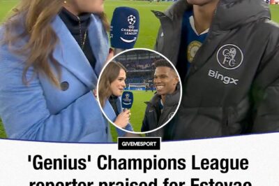 Amazon Prime’s Champions League reporter Alex Aljoe produced a masterclass in post-match interviewing when she caught up with Estevao Willian following Chelsea’s impressive dismantling of Barcelona – a match which ended 3-0 to the hosts – on Tuesday night. Fans have been taken aback by her brilliant linguistic skills.