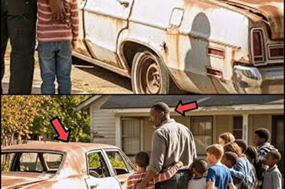 Adopted children Bought a Broken Down Old Car for their Dad—What He Found Inside Changed Everything