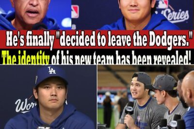 SHOCKING BOMBSHELL: Shohei Ohtani Announces He’s LEAVING the Dodgers — and His New Team Has FINALLY Been Revealed! 😱💥⚾