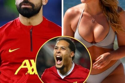 LIVERPOOL IN SHOCK: British Media Erupts Over Rumored Salah–María Aguilar Romance Linked to Van Dijk!.