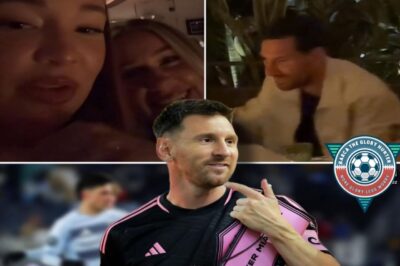 🥹 Recently, Lionel Messi went out for dinner at a local Miami restaurant. At that exact moment, two female fans realized Messi was sitting right in front of them. They instantly started recording, saying: