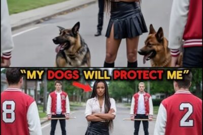 They Ambush Black Girl – Freeze When Her Military Dogs Attack Them