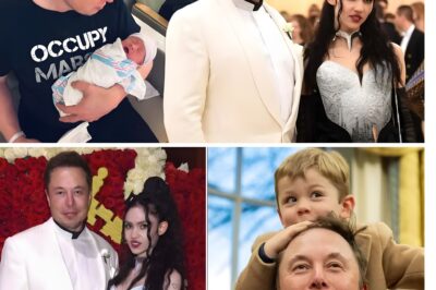 Elon Musk stuns the world by winning custody—and flaunting his toddler on the Formula 1 grid sparks questions of revenge or reunion